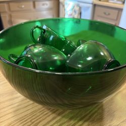 Vintage Punch Bowl Set