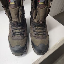 2000 Gram Thinsulate Waterproof Boots Mens Sz 10.5 Wide