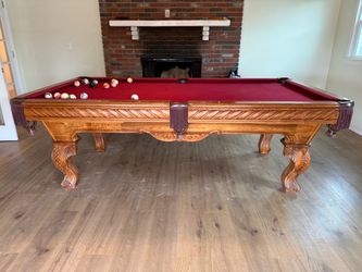 8ft Pool Table – Delivery Available, Full Setup & New Felt
