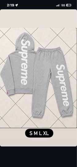 Supreme Split Logo Hoodie and Sweatpants Set