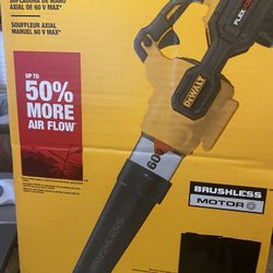 DEWALT FLEXVOLT  60V BRUSHLESS BLOWER  Out. The Box Never Used ((( TOOL ONLY ))) Read Below 