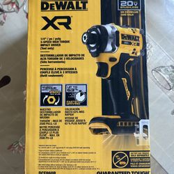 DEWALT 20V MAX XR Cordless Impact Driver (Tool Only)