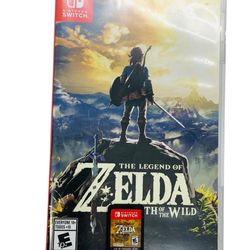 The Legend Of Zelda Breath Of The Wild Nintendo Switch Game w/ Case