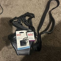“New”Boot & Barkley Leash&Dog Harness(Large)(Black)