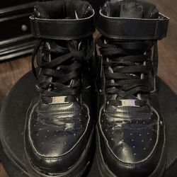 Black AF1s high 87