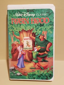 Vintage Walt Disney's Robin Hood The Classics Black Diamond Edition (VHS, 1991)