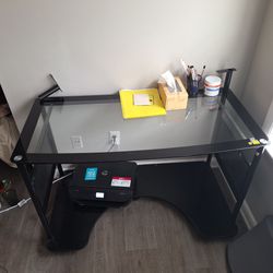 Glass top Table