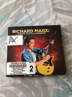 Richard Marx: A Night Out With Friends CD & DVD - Library Discard