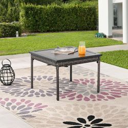 Square Metal Outdoor Side Table