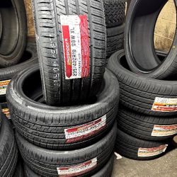 SET OF FOUR NEW TIRES 235/40/19 LANDSPIDER INCLUDING MOUNT AND BALANCE, ASK ME FOR SIZES AND BRANDS 