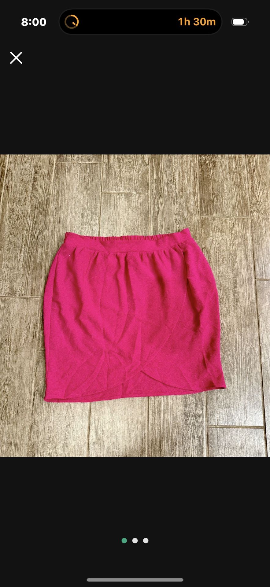 NWOT Francesca’s Tulip Skirt 
