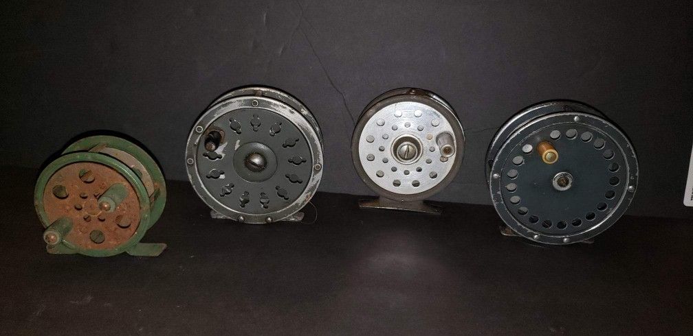 Vintage Fly Fishing Reels - lot of 4