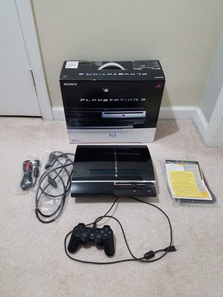 60GB Playstation 3 with Box