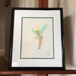WALT DISNEY TINKER BELL "PLAYFUL PIXIE" SERICEL WITH COA