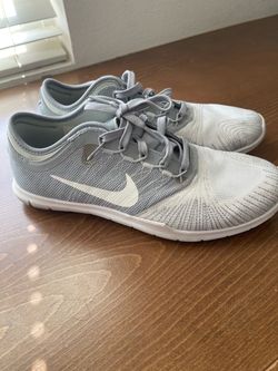 Nike Gray Mesh Low-Top Sneakers