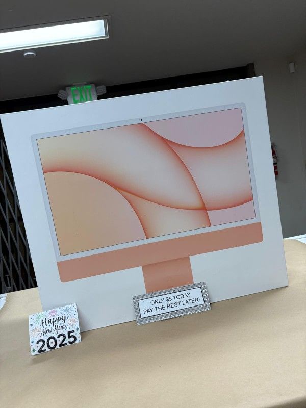 Apple IMac 24 Inch 2021 M1 Desktop - Only $1 Today Pay The Rest Later!