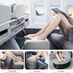 Sunany Inflatable Foot Rest Pillow for Travel