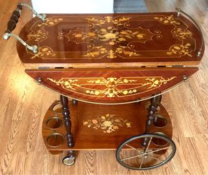 Vintage Italian Tea & Bar Wine Cart