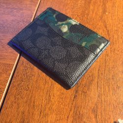 Camo Coach wallet Lansdowne 