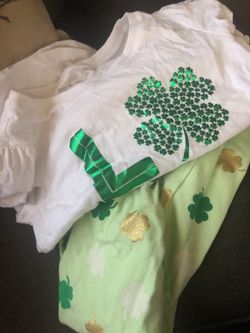 Girls 4/5 shamrock outfit