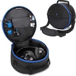 ENHANCE Portable Headphone Case for Wired & Wireless Headsets - Compatible with Sony Pulse 3D , Beats , Bose & Gaming Headphones - Extra Padding