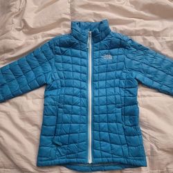 The north face thermoball girls filles s/p 7/8 blue