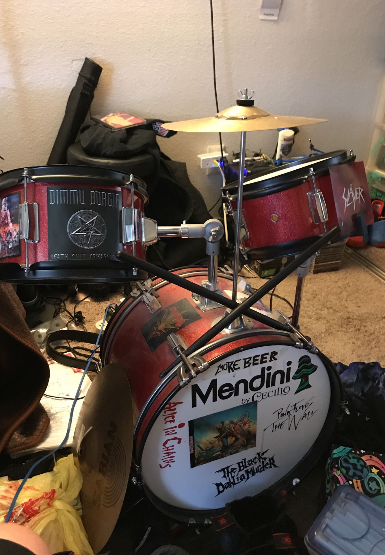 Mendini mini drum set