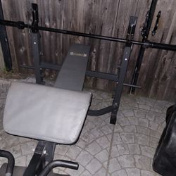 bench press with bar 