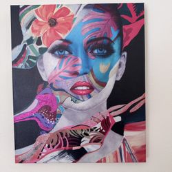 Framed Modern Art Painting 