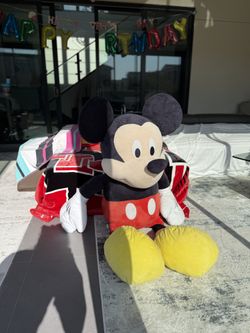 Disney Junior Mickey Mouse 40 Inch Giant Plush Mickey Mouse Stuffed Animal for Kids, Kids Toys