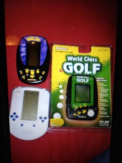 Three handheld games