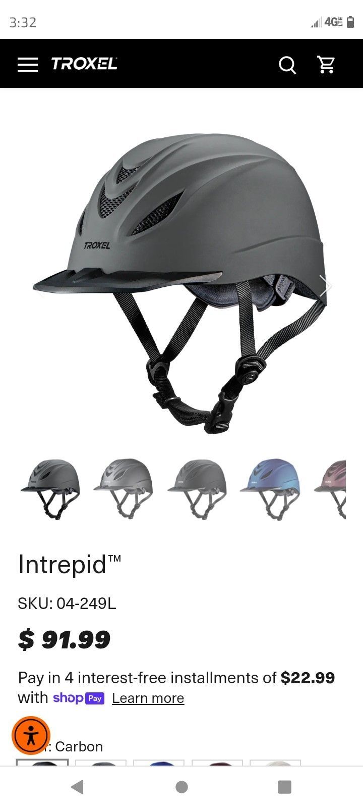Troxel Helmet (The Intrepid)