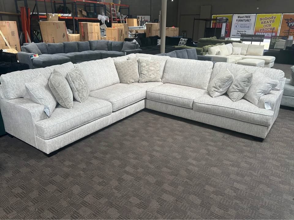 Extra comfy and deep CUSTOM sectional