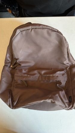 Brown backpack