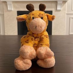 Ty Pluffies TOWERS the Giraffe 8&quot; Beanbag Plush Stuffed Animal Toy EUC Adorable 