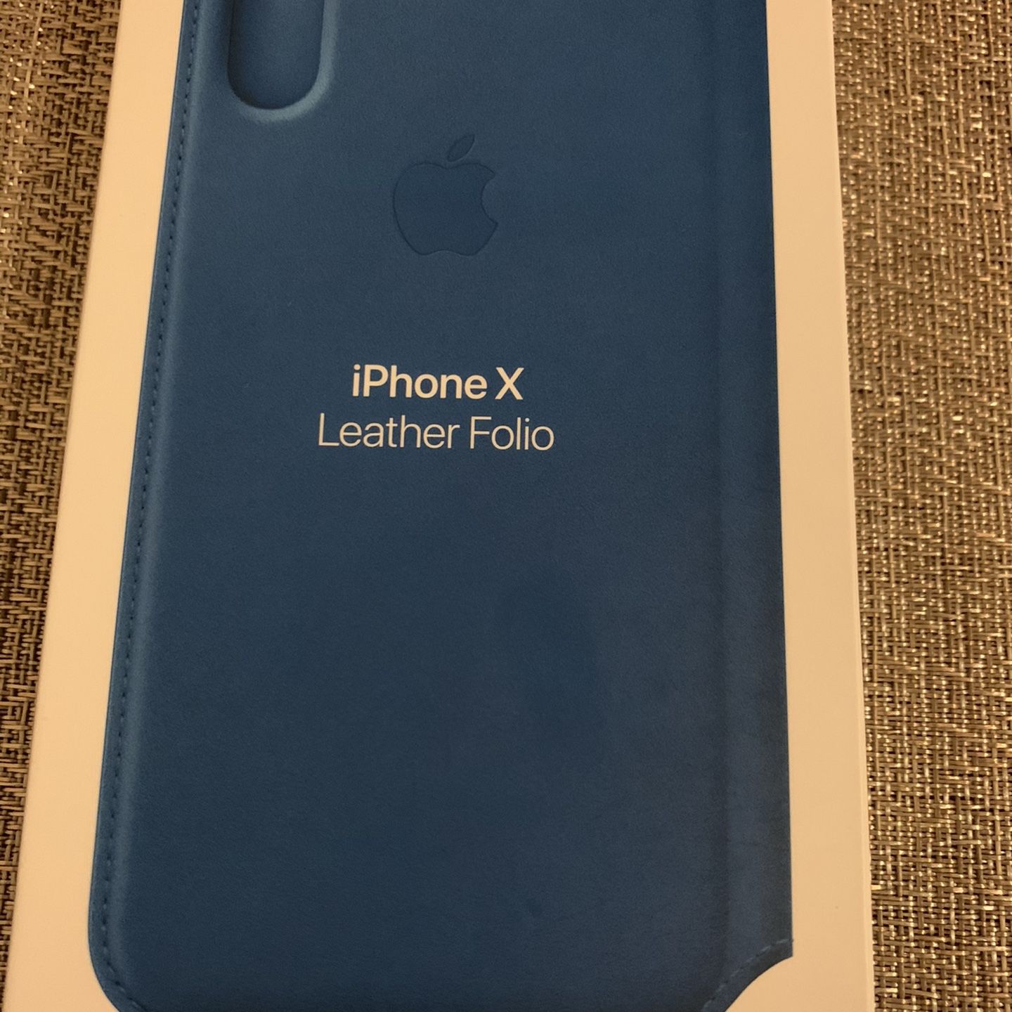 iPhone X case, BLUE, APPLE, NEW!!!