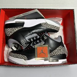 Jordan 3s White And Black Cements 