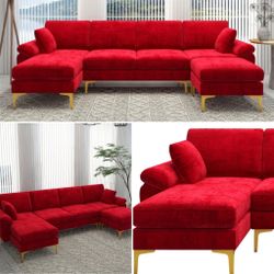 New Pinkish-Red Couch $600