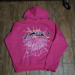 Sp5der Pink Hoodie 