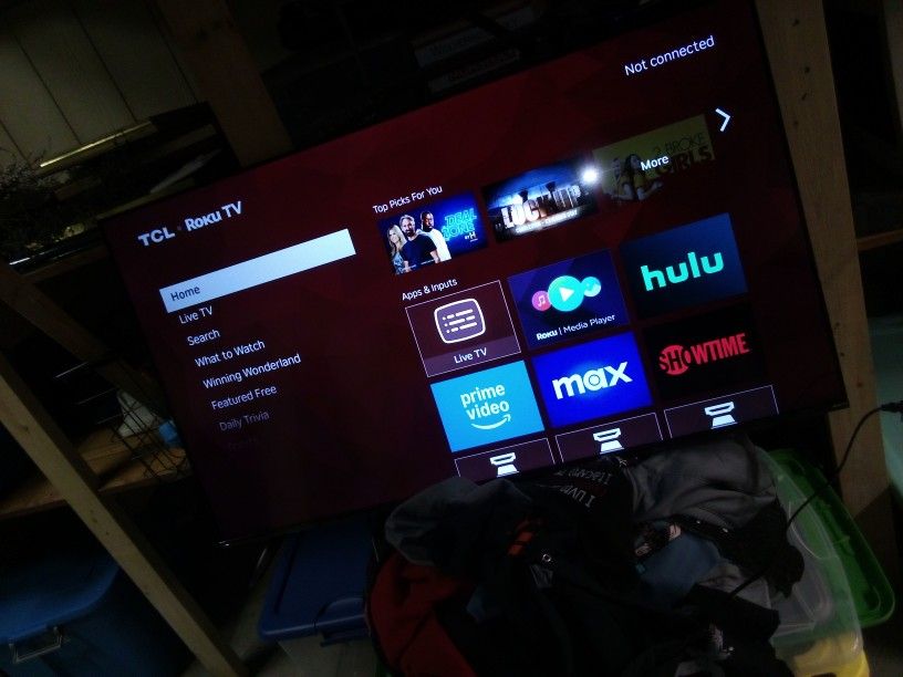 50" Roku Smart TV. Never Left The Basement. Brand New. Yes Comes With Remote