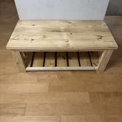 Rustic Wood Coffee Table 