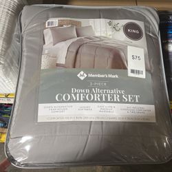 Comforter Set King Size Members Mark