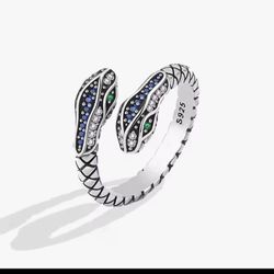 sterling silver  snake ring 
