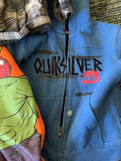 2t quicksilver jackets and collared shirt