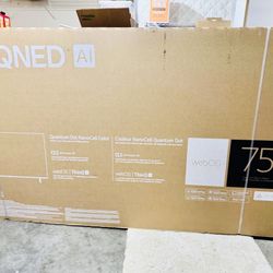 LG - 75" Class 85 Series QNED 4K UHD Smart webOS TV  Brand New In Box  Delivery Available 