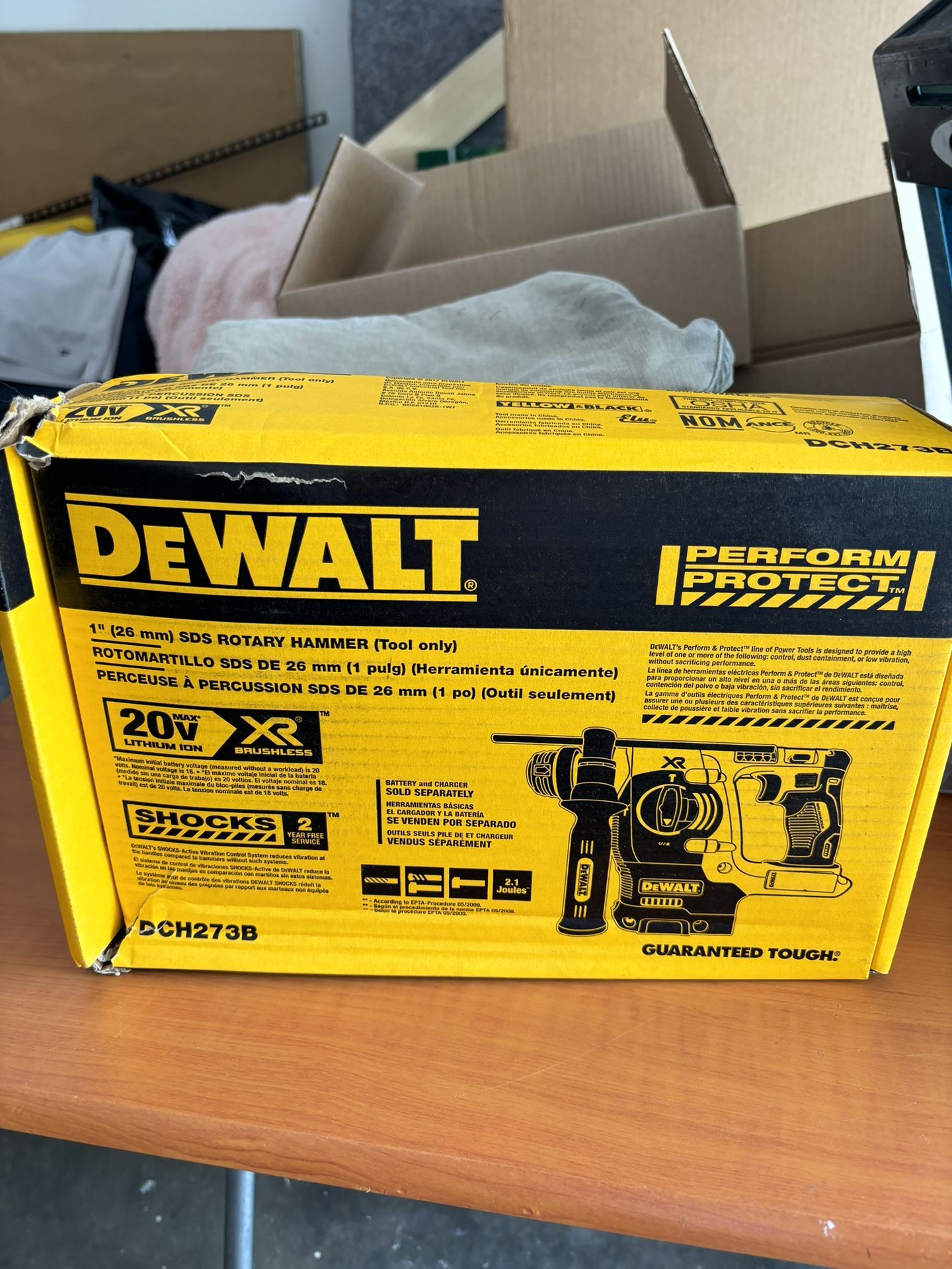 DEWALT SDS ROTARY HAMMER DRILL  DCH273B ( No Battery No Charger )