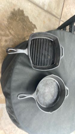 Cast  iron pans