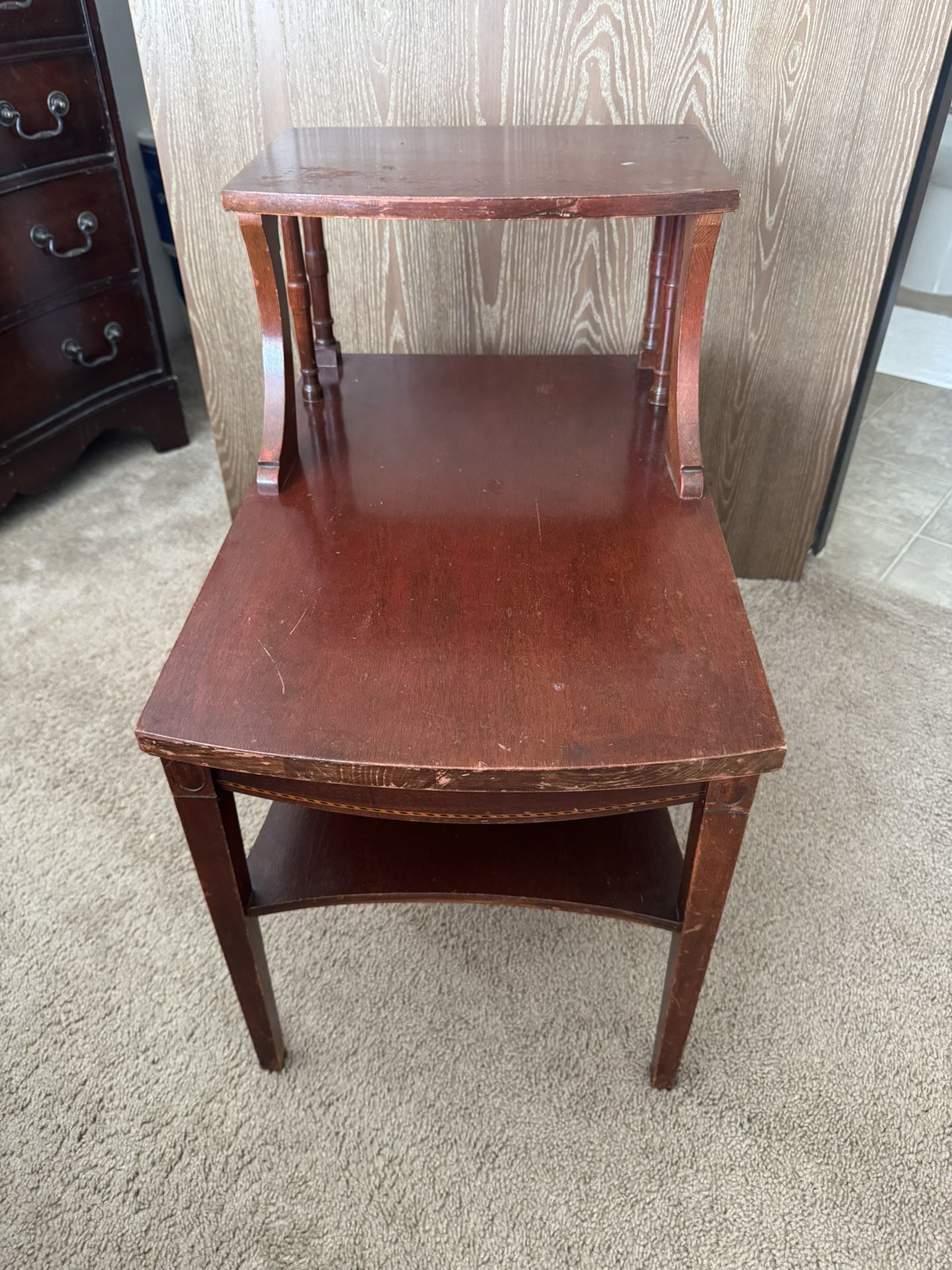 Solid Wood End Table