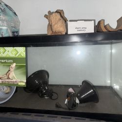 40 Gallon Reptile terrarium