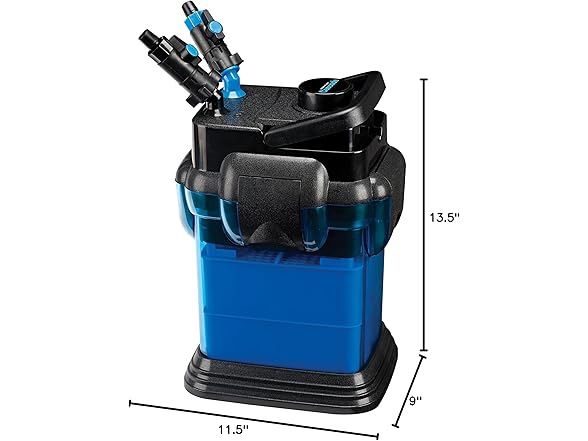 BRAND NEW Penn-Plax Cascade 500 Aquarium 30 Gal Canister Filter 